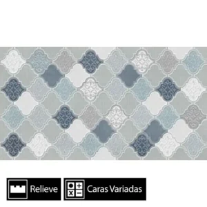 CERAMICA MURO PERSEU BLUE 33X60  (2,43)